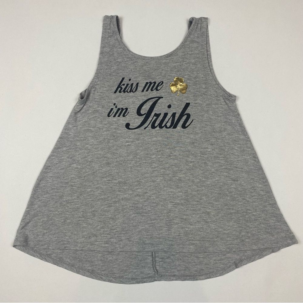 Rebel Sugar "Kiss Me I'm Irish" Tank Top